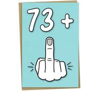 Carte d'anniversaire amusante pour homme ou femme de 74 ans, 12,7 x 17,8 cm