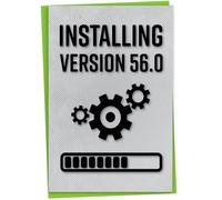 Carte d'anniversaire amusante pour joueur, version 56.0, carte de 56 ans pour homme, anniversaire geek, Happy 56th Celebration, cadeau d'anniversaire pour lui ou elle