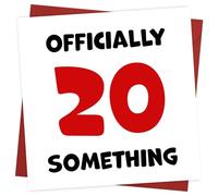 Carte d'anniversaire amusante pour les femmes et les hommes dans la vingtaine - 21e, 22e, 23e, 24e, 25e, 26e, 27e, 28e, 29e, 20e anniversaire, carte d'anniversaire pour meilleure amie, sœur, fille