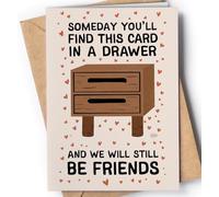 Carte d'anniversaire amusante pour meilleure amie - Carte d'amitié mignonne pour meilleure amie ou sœur - Cartes de vœux d'anniversaire pour femme - Jour de l'amitié, remerciement, cadeau de