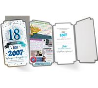carte d'anniversaire Anniversaire 18 (numéros, annuaires) 2025 PM-389