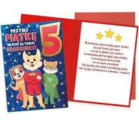 Carte d'anniversaire avec des chiffres et d'adorables chiens - Le cadeau parfait pour votre petit Rendez-le heureux en ce jour spécial