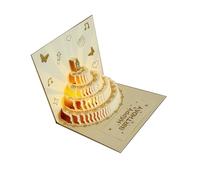 Carte d'anniversaire avec lumières et mélodies intégrées, ambiance festive, carte de vœux musicale pour enfants