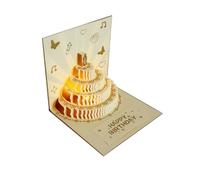 Carte d'anniversaire avec lumières et mélodies intégrées, carte de vœux musicale pour enfants