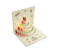 Carte d'anniversaire avec lumières et mélodies intégrées, carte de vœux musicale pour enfants
