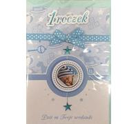 Carte d'anniversaire B6 Premium 47 + enveloppe