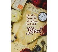 Carte d'anniversaire Basic Classic - Plume - 11,6 x 16,6 cm