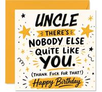 Carte d'anniversaire coquine pour oncle, personne ne vous aime pas