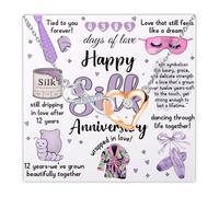 Carte d'anniversaire de 1er 2e 3e 4e 5e 6e 7e 8e 9e 10e 11e 12e 20e anniversaire avec collier en forme de cœur infini pour femme, petite amie, elle, Small, Cuivre, 00