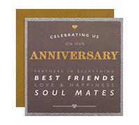 Carte d'anniversaire de Hallmark - Design contemporain basé sur le texte.