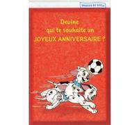 Carte d'anniversaire disney les 101 dalmatiens / sport football / enfant (9) multicolore G