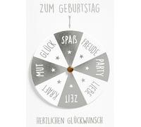 Carte d'anniversaire DREHRAD Lifestyle - Roue tournante - 11,6 x 16,6 cm