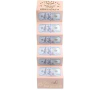 Carte d'anniversaire en argent - Enveloppes originales - Porte-argent amusant - Carte de vœux pour - Enveloppe cadeau créative pour les hommes, les femmes, M
