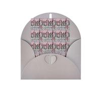 Carte d'anniversaire en papier vierge avec impression d'âne et de fleur - Carte de vœux de remerciement pour vous