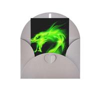 Carte d'anniversaire en papier vierge Motif dragon chinois