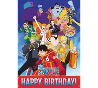 Carte d'anniversaire en une seule pièce, carte « Happy Birthday »