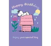 Carte d'anniversaire « Enjoy your special day » Motif cacahuètes