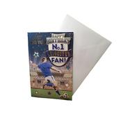 Carte d'anniversaire « Express Yourself » pour fan n°1 de Leicester - Enveloppe incluse - Carte d'anniversaire pour fan de football