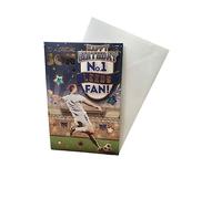 Carte d'anniversaire « Express Yourself » pour le fils n°1 du fan de Leeds - Enveloppe incluse - Carte d'anniversaire pour fan de football pour fils