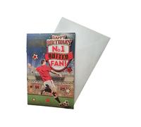 Carte d'anniversaire « Express Yourself » pour son fan n°1 United - Enveloppe incluse - Carte d'anniversaire pour fan de football pour fils
