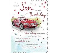 Carte d'anniversaire Fils - 9 x 6 pouces - Regal Publishing
