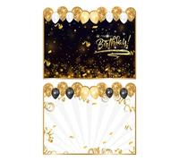 Carte D'Anniversaire Géante | Décorations de Fête avec Enveloppe | Carte de Vœux Très Grande | pour Garder les Souvenirs Fête d'Anniversaire Réunion Familiale Retrouvailles entre Amis Femmes Hommes