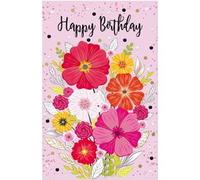 Carte d'anniversaire Goldelicious 'Bouquet'