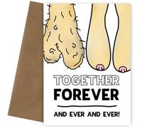 Carte d'anniversaire grossière et amusante pour mari, femme ou couple qui aime rire. Cadeau surprise coquin