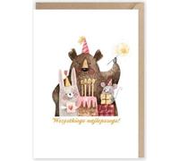 Carte d'anniversaire Happy Birthday ! K011