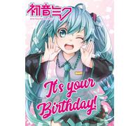 Carte d'anniversaire Hatsune Miku, carte de vœux avec personnage d'anime