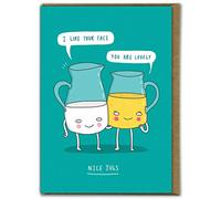 Carte d'anniversaire humoristique « Nice Jugs »