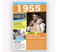 CARTE D'ANNIVERSAIRE LE JOURNAL DE MON ANNEE 1948-2011 (1955)