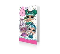 Carte d'anniversaire LOL Surprise pour 6 ans