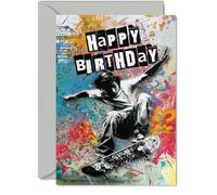 Carte d'anniversaire ludique, « Bring on the Good Vibes »