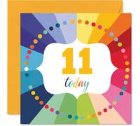 Carte d'anniversaire ludique pour 11 ans