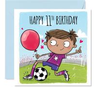 Carte d'anniversaire ludique pour 11e anniversaire