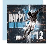 Carte d'anniversaire ludique pour 12e anniversaire, « Kick off an Epic 12th