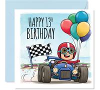Carte d'anniversaire ludique pour 13e anniversaire