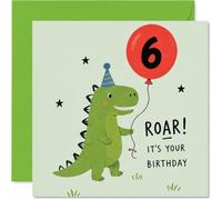 Carte d'anniversaire ludique pour 6e anniversaire