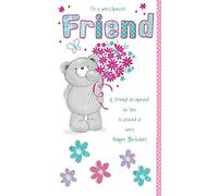 Carte d'anniversaire mignonne pour ami - 9 x 12,7 cm - Piccadilly Greetings