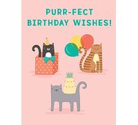 Carte d'anniversaire moderne - 8 x 6 pouces - Piccadilly Greetings