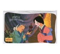 Carte d'anniversaire mulan (62) multicolore G