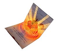 Carte d'anniversaire musicale avec enveloppe pour femmes, hommes, enfants - Carte d'anniversaire musicale à LED