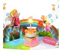 Carte d'anniversaire musicale pour 7e fille, carte d'anniversaire pop-up 3D pour filles de 7 ans, carte d'anniversaire pour fille de 7 ans, petite-fille, nièce