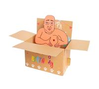 Carte d'anniversaire, note de célébration 3D, message de bénédiction créatif, design élégant avec fonctionnalité, excellente pour les voyages, les réunions de famille, les amis, les anniversaires, la