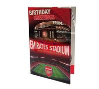 Carte d'anniversaire officielle Arsenal FC - Carte pop-up du stade du club