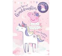 Carte d'anniversaire officielle Peppa Pig pour petite-fille