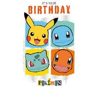 Carte d'anniversaire officielle Pokémon
