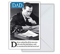 Carte d'anniversaire « On The Ceiling », « Balance », 159 x 235 mm