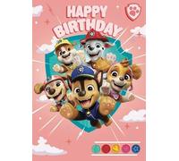 Carte d'anniversaire Pat' Patrouille, carte d'anniversaire pour les amateurs de la Pat' Patrouille, pour elle, lui, sœur, frère, cousin